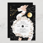 Happy Pastel Dragon Birthday Einladung (Vorne/Hinten)