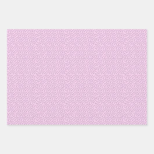 Happy Pastel Hand Drawn Polka Dots Oster Geschenkpapier Set (Vorderseite)