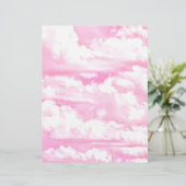 Happy Pastel Pink Clouds (Stehend Vorderseite)