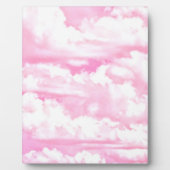 Happy Pastel Pink Clouds Fotoplatte (Vorderseite)