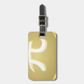 Happy-Pate Gepäckanhänger (Vorderseite vertikal)