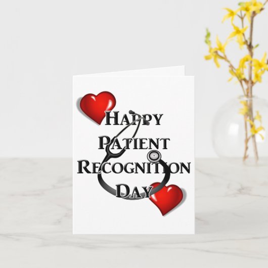 Happy Patient Recognition Day Karte (Gelbe Blume)