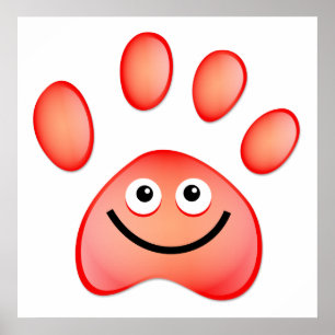 Happy Paw Poster
