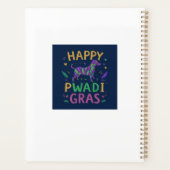 Happy pawdi Mardi gras Planer (Rückseite)