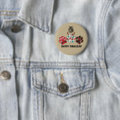 Happy Pawliday - Weihnachts-Feiertag Button (Beispiel)