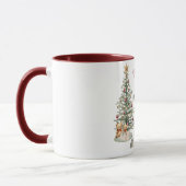 Happy Pawlidays Dog Design - Dalmatiner Tasse (Links)