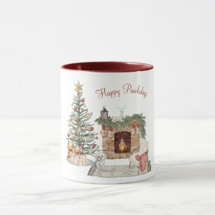 Happy Pawlidays Dog Design - Maltesisch Tasse