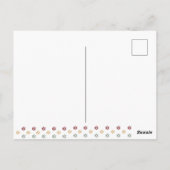 Happy Pawlidays Dog Design - Sheltie Postkarte (Rückseite)