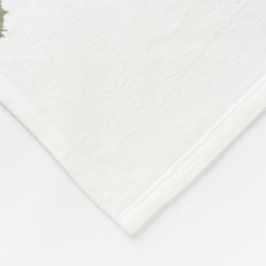 Happy Pawlidays Dog Design - Shih Tzu Fleecedecke (Ecke)