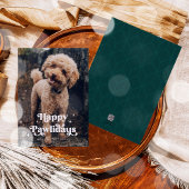 Happy Pawlidays Dog Foto Weihnachten