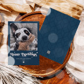 Happy Pawlidays Dog Foto Weihnachten