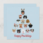 Happy Pawlidays Dog Weihnachtsbaum (Vorne/Hinten)
