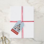 Happy Pawlidays Dog Weihnachtsbaum Geschenkanhänger (Mit Garn)