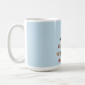 Happy Pawlidays Dog Weihnachtsbaum Kaffeetasse (Links)