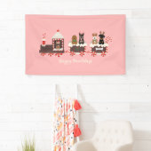 Happy Pawlidays Dog Weihnachtszug Banner (Insitu)