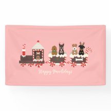 Happy Pawlidays Dog Weihnachtszug