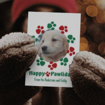 Happy Pawlidays Foto und Wreath