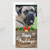 Happy Pawlidays | Foto Weihnachten (Vorne/Hinten)