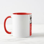 Happy Pawlidays French Bulldogs Tasse (Links)