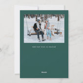 Happy Pawlidays Fun Stars Hund Foto Feiertagskarte (Rückseite)