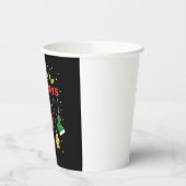 Happy Pawlidays Funny Christmas Dog Paw Xmas Dogs Pappbecher (Links)