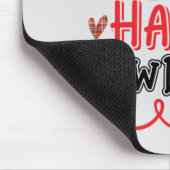 Happy Pawlidays | Funny Word Puff Mousepad (Ecke)