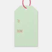 Happy Pawlidays Goldendoodle Weihnachtslicht Geschenkanhänger (Rückseite)