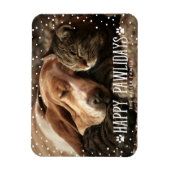 Happy Pawlidays | Holiday Foto Magnet (Vertikal)