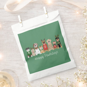 Happy Pawlidays Hunde Red Green Geschenktütchen