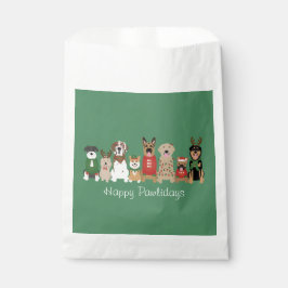 Happy Pawlidays Hunde Red Green Geschenktütchen