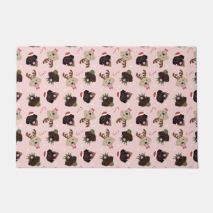 Happy Pawlidays Labrador Retriever Hunde Fußmatte