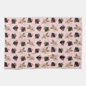 Happy Pawlidays Labrador Retriever Hunde Geschirrtuch (Horizontal)