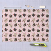 Happy Pawlidays Labrador Retriever Hunde Seidenpapier (Handwerk)