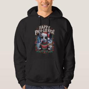 Happy Pawlidays Sphynx Cat Frohe Weihnachtsfeierta Hoodie