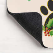 Happy Pawlidays | Weihnachtsgeschenk für Hunde län Mousepad (Ecke)