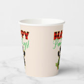 Happy Pawlidays | Weihnachtsgeschenk für Hunde län Pappbecher (Links)