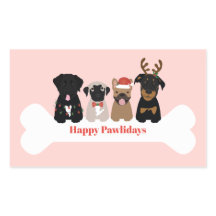 Happy Pawlidays Weihnachtshunde