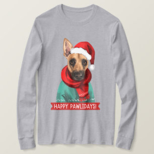 Happy Pawlidays Weihnachtsweihnachtsfest, Vaden de T-Shirt