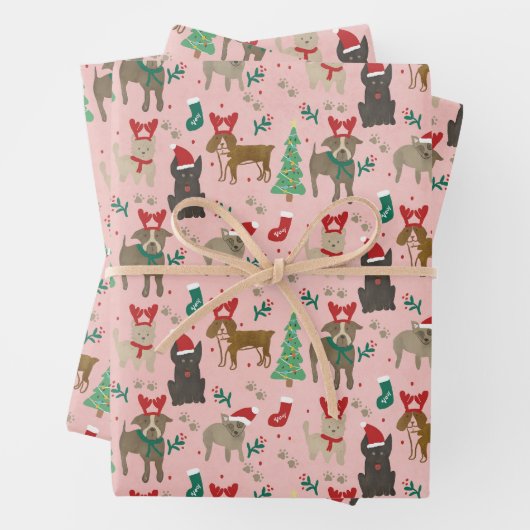 Happy Pawlidays Wrapping Paper Geschenkpapier Set (Beispiel)