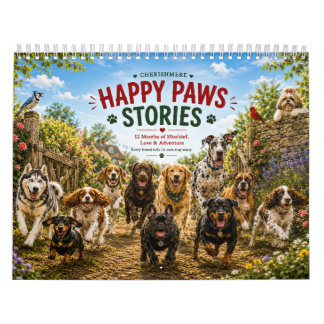 Happy Paws Stories – Ein Jahr voller Hundeabenteue Kalender