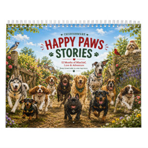 Happy Paws Stories – Ein Jahr voller Hundeabenteue Kalender