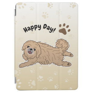 Happy Pekingese Dog iPad Air Hülle