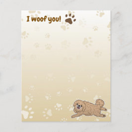 Happy Pekingese Dog Lover I Woof You Paws