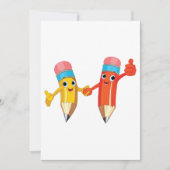 Happy Pencils Einladung (Vorderseite)