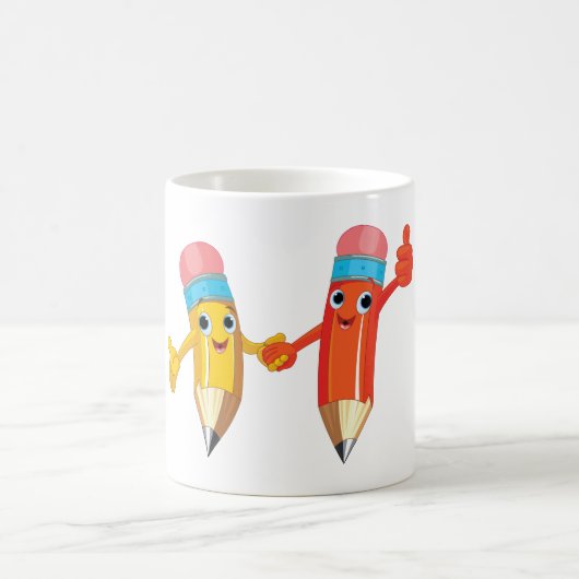Happy Pencils Kaffeetasse (Mittel)
