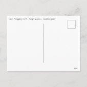 Happy Pengsgiving Feiertagspostkarte (Rückseite)