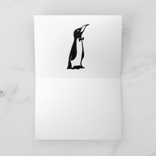 Happy Penguin Day Karte (Innenseite)