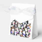 Happy Penguin Favor Boxes Geschenkschachtel (Vorderseite)