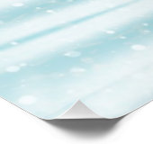 Happy Penguin Holding a Heart Poster (Ecke)