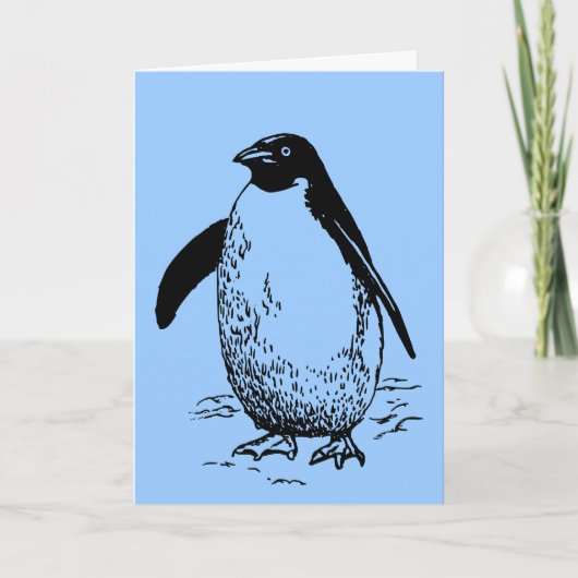 Happy Penguin Karte (Vorderseite)